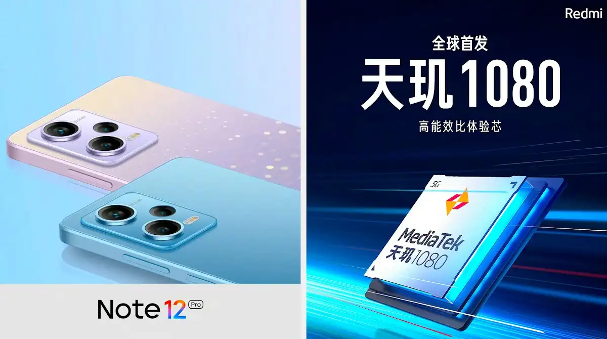 Colores y procesador de los Redmi Note 12