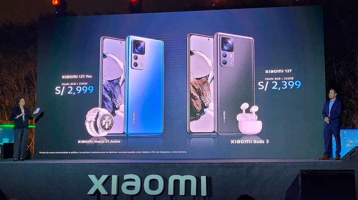 Precios de la Serie Xiaomi 12T