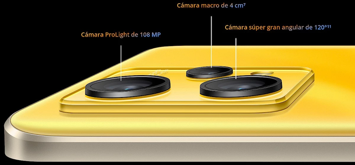 Cámaras traseras del realme 9