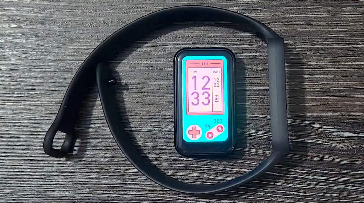 Diseño frontal y correa de la Amazfit Band 7