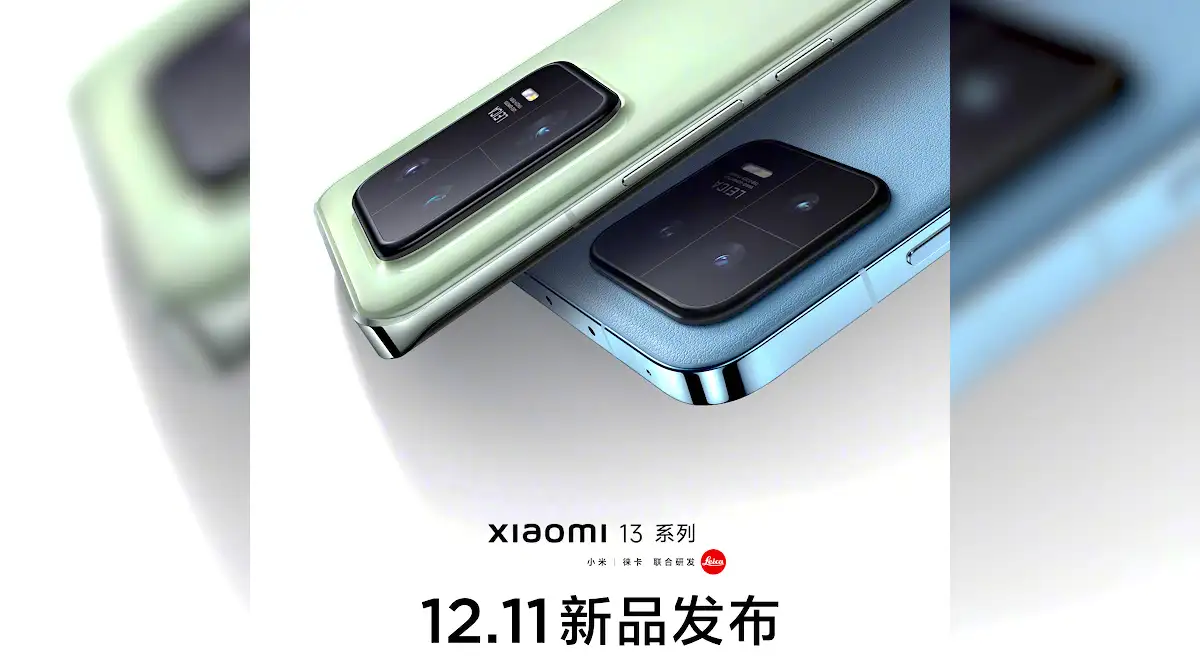 Banner de lanzamiento de la Serie Xiaomi 13