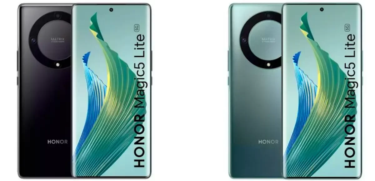 Diseño del HONOR Magic5 Lite en el MWC 2023