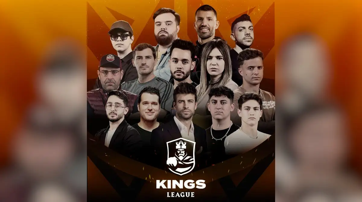 Banner de los integrantes de la Kings League