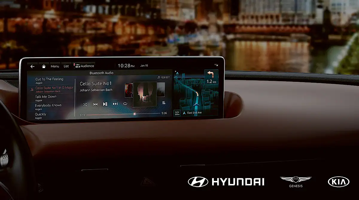 GeForce NOW en el sistema de info-entretenimiento Hyundai