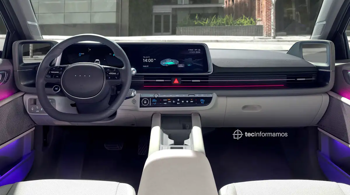 Diseño interior del Hyundai IONIQ 6