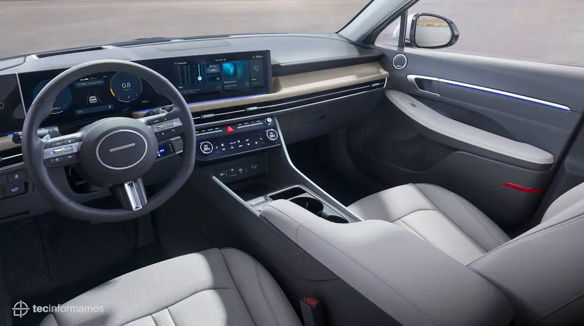 Interior del Hyundai Sonata 2024