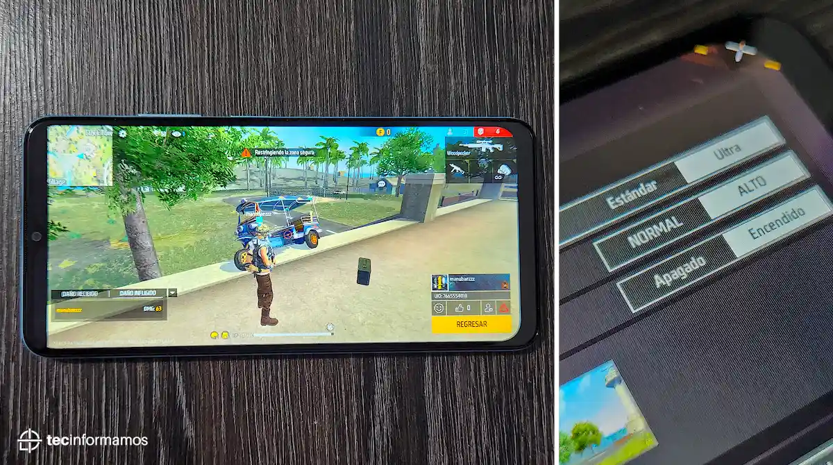 Gaming con el ZTE Blade V40 Smart 5G