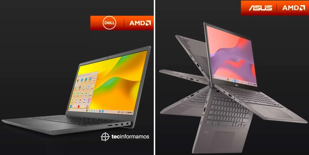 Chromebooks con procesadores AMD 7020 Serie C