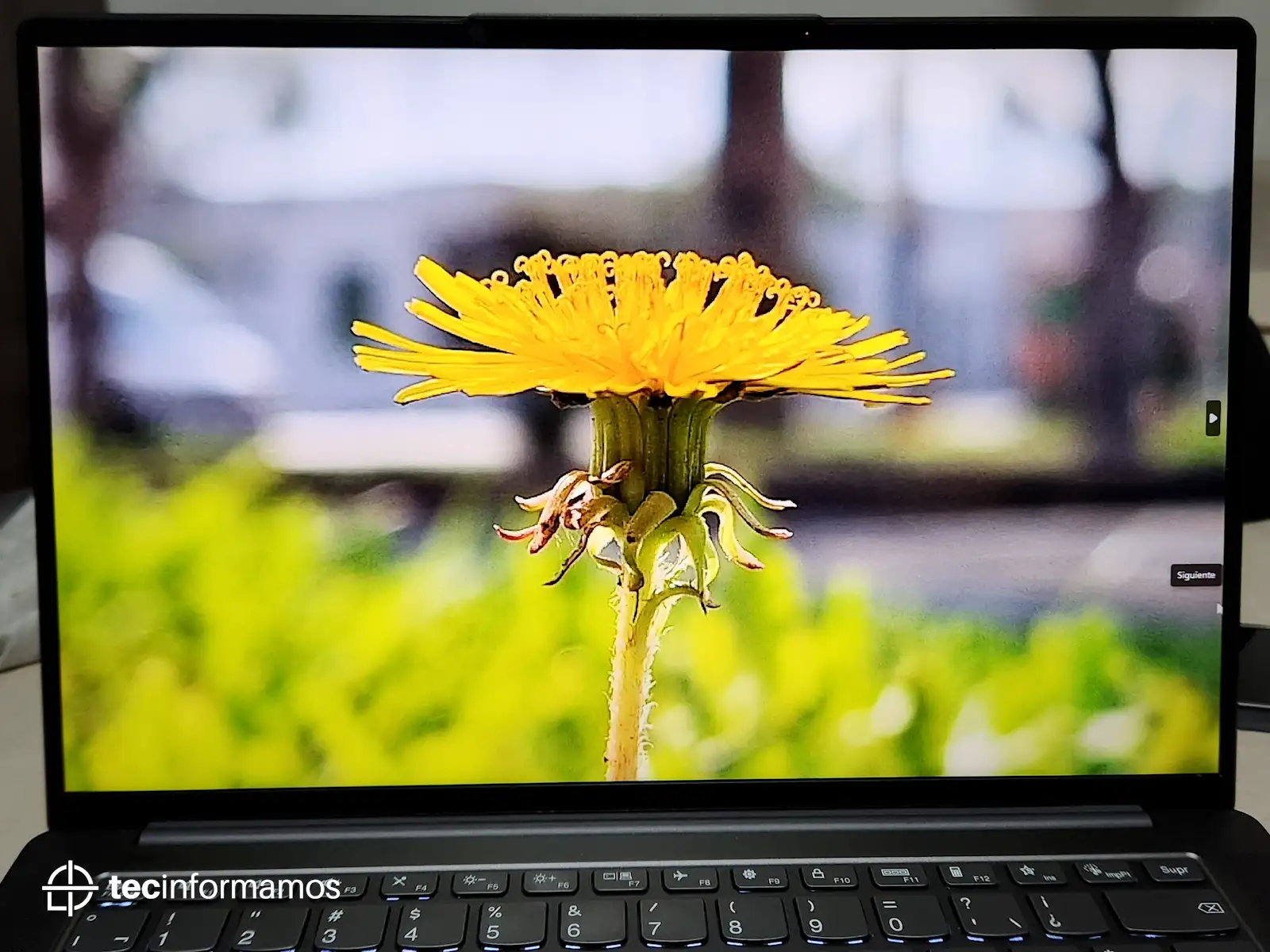 Pantalla de la Lenovo Yoga Slim 7 Pro X