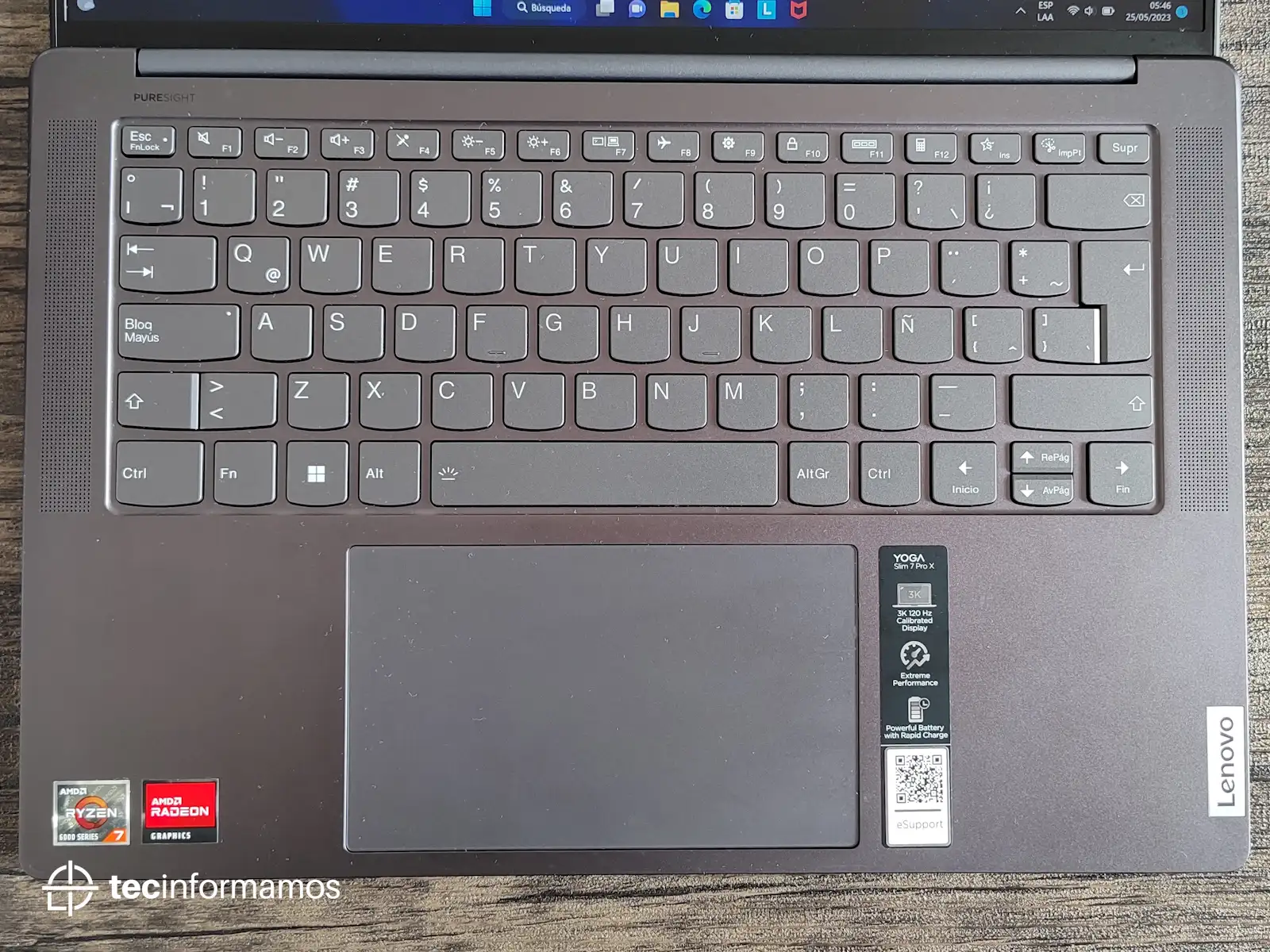 Diseño Lenovo Yoga Slim 7 Pro X