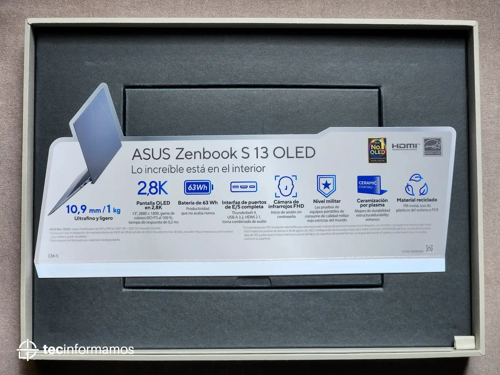 Unboxing de la ASUS Zenbook S 13 OLED