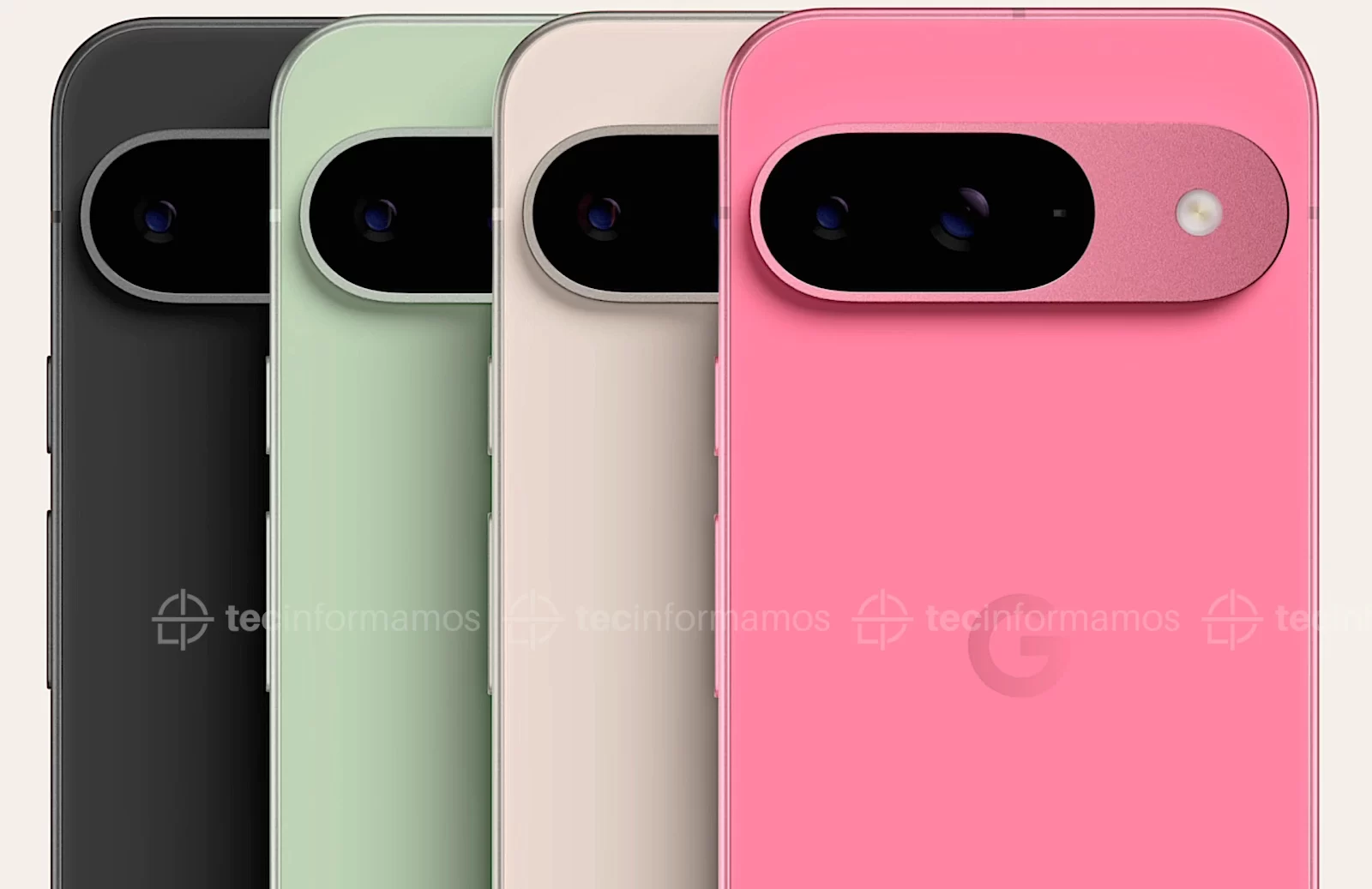 Google Pixel 9 en 4 colores