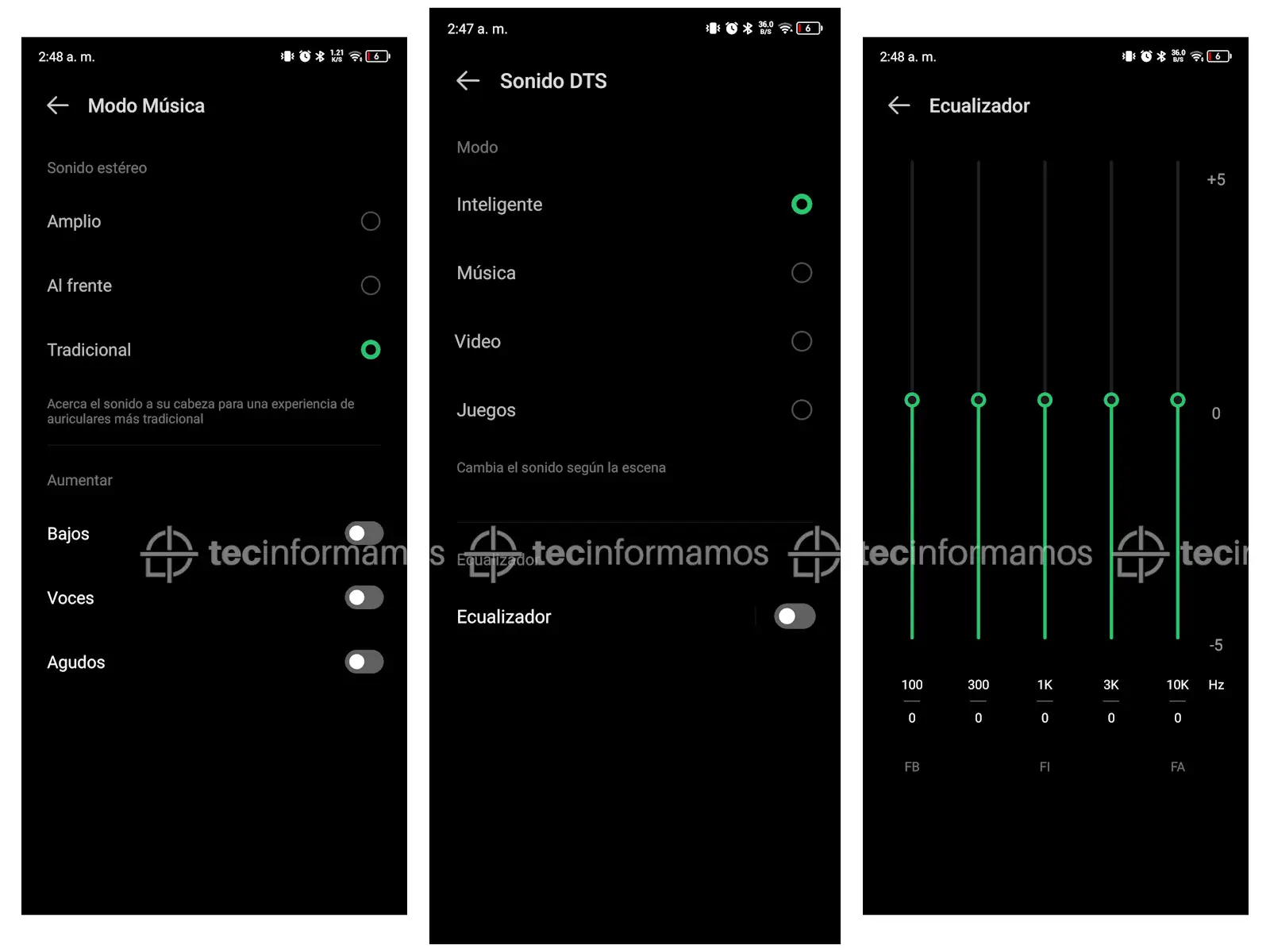 Audio en el Infinix HOT 40 Pro