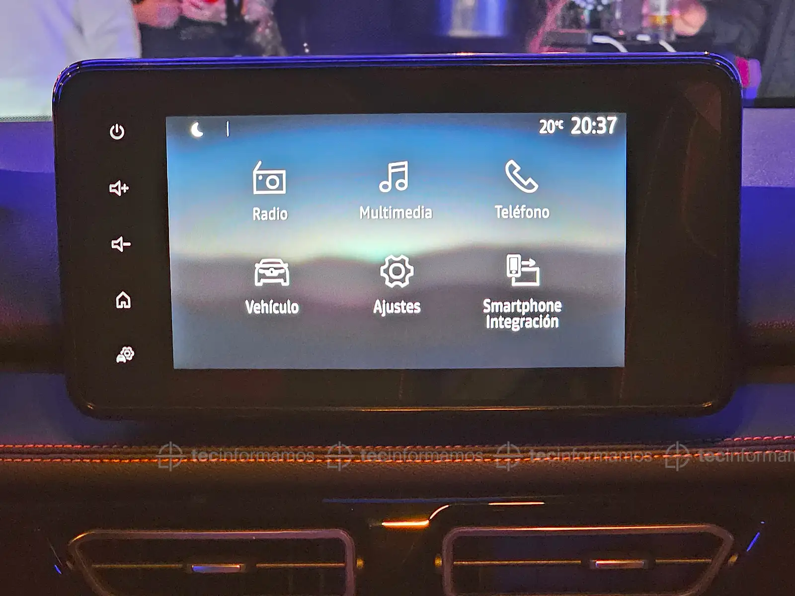 Renault Kardian pantalla táctil