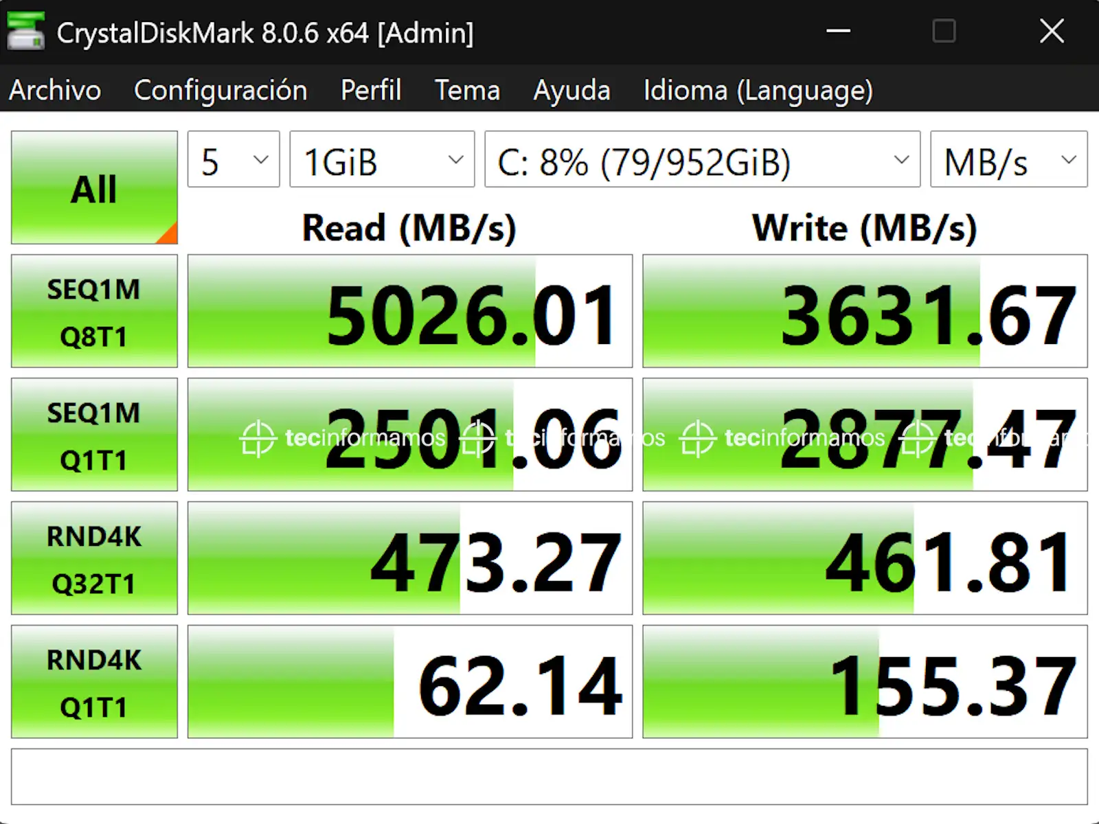 ASUS Zenbook S 16 CrystalDiskMark