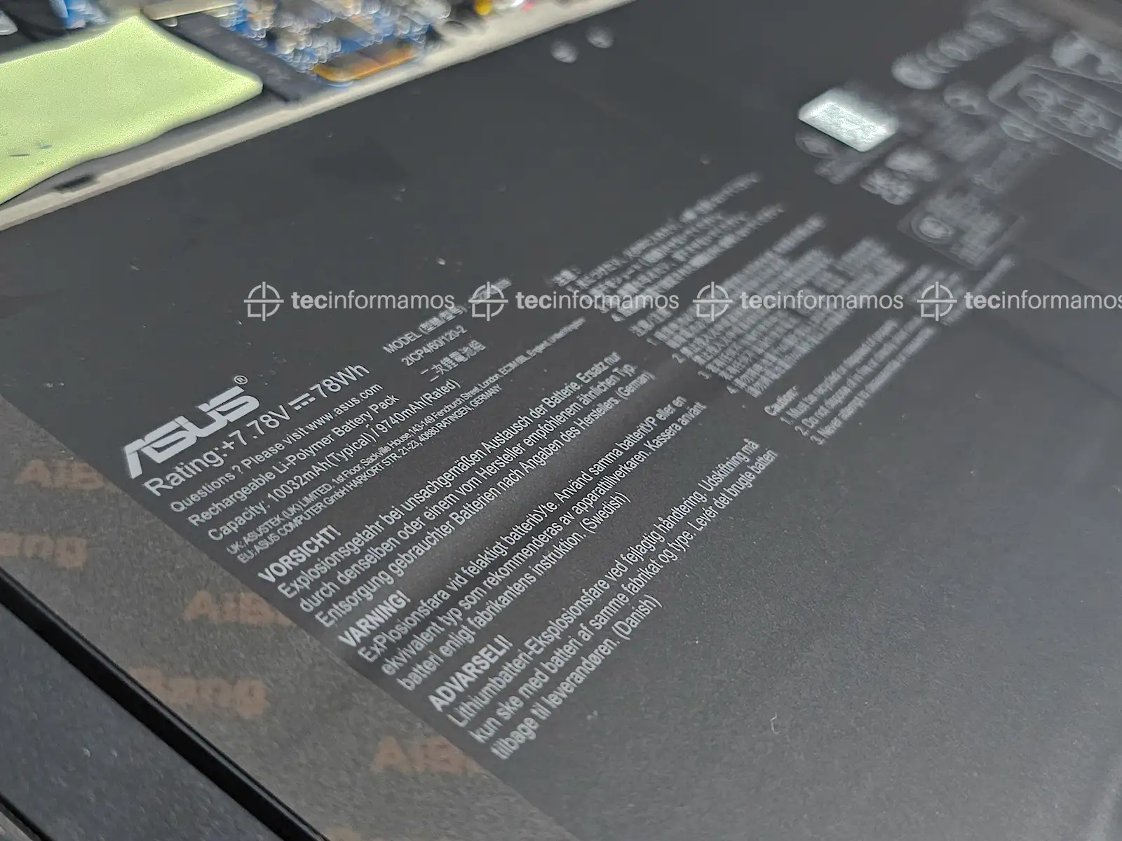 ASUS Zenbook S 16 bateria