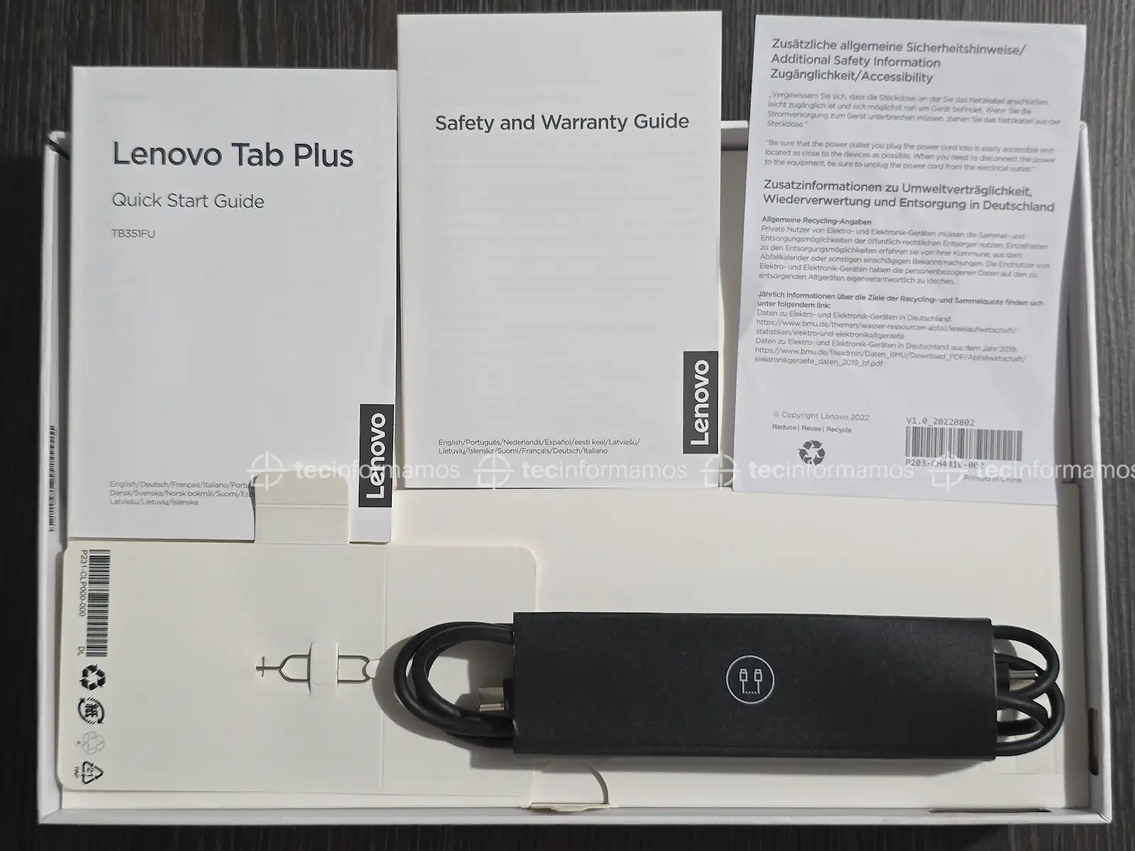 Lenovo Tab Plus Unboxing