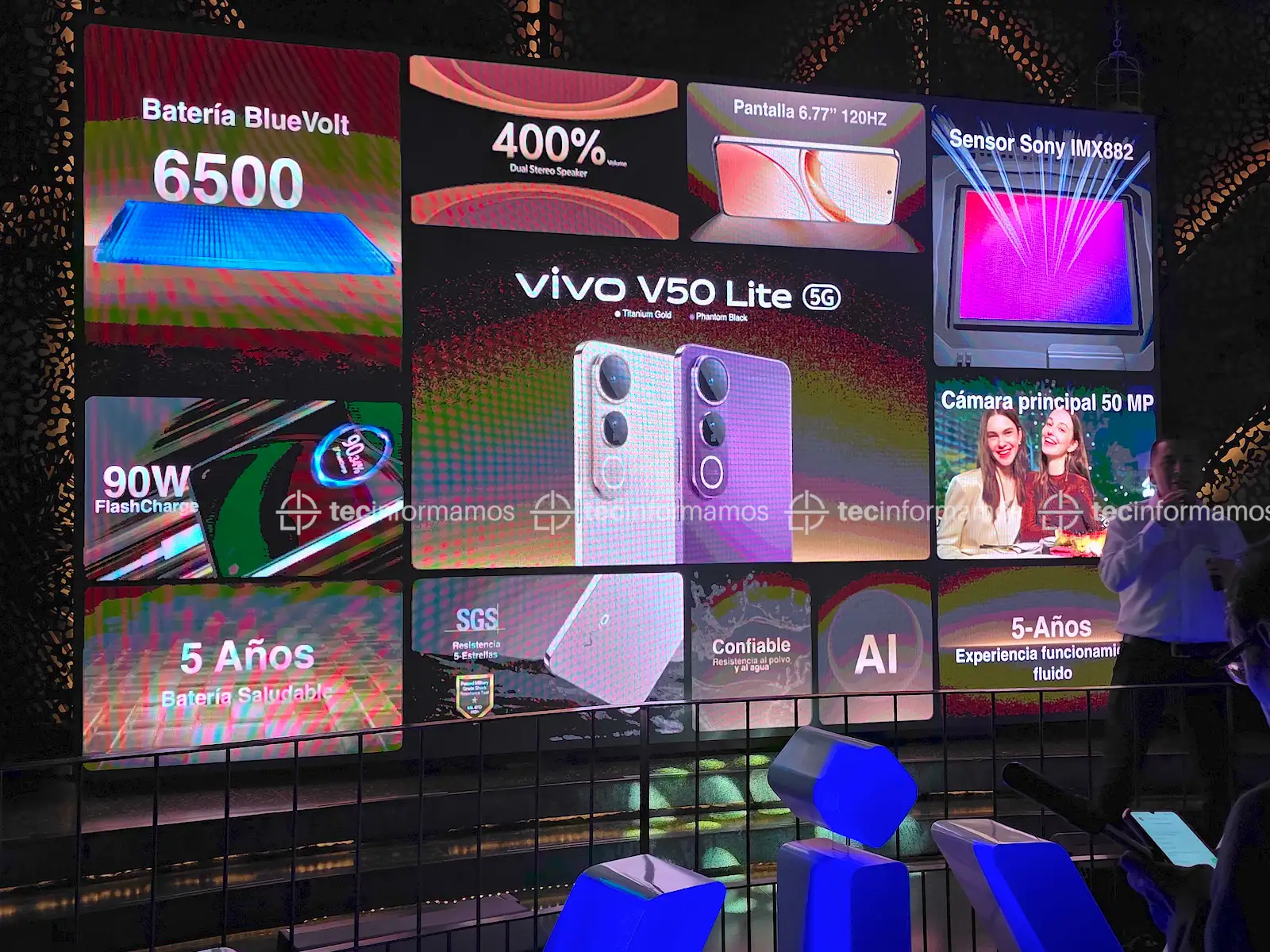 vivo V50 Lite Perú specs