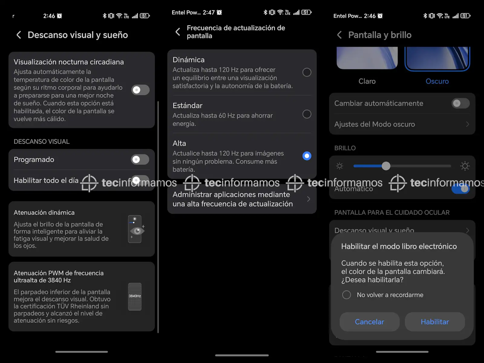 HONOR 400 Lite pantalla config