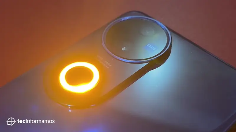 vivo V50 Luz de aura con IA 2.0