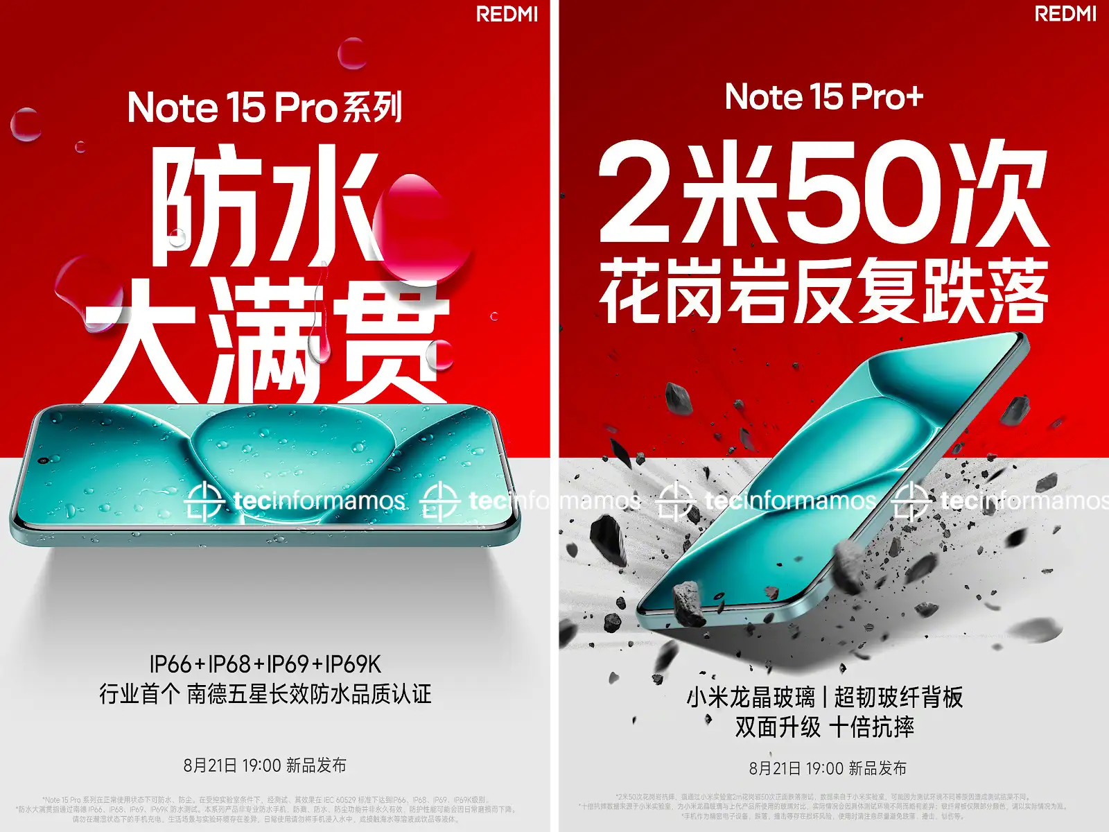 Redmi Note 15 Pro+ resistencia