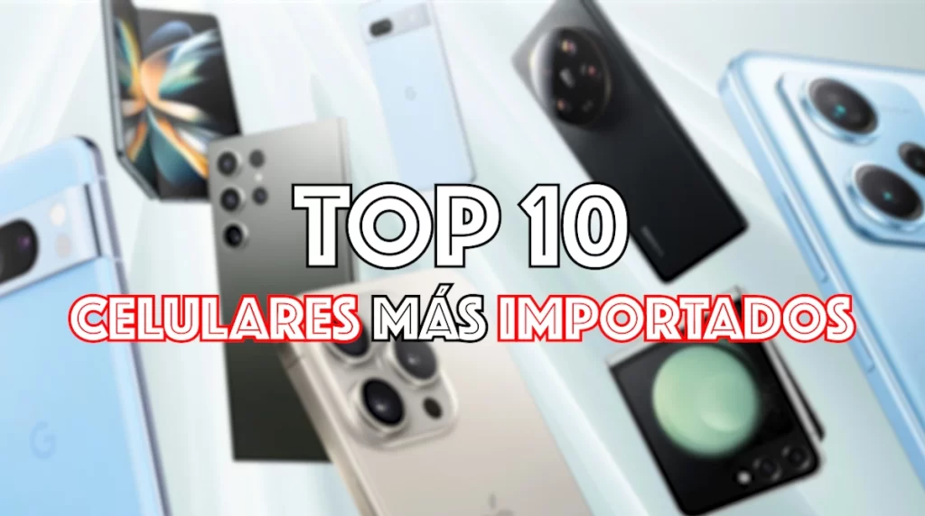 Top 10 celulares Peru H1 2025