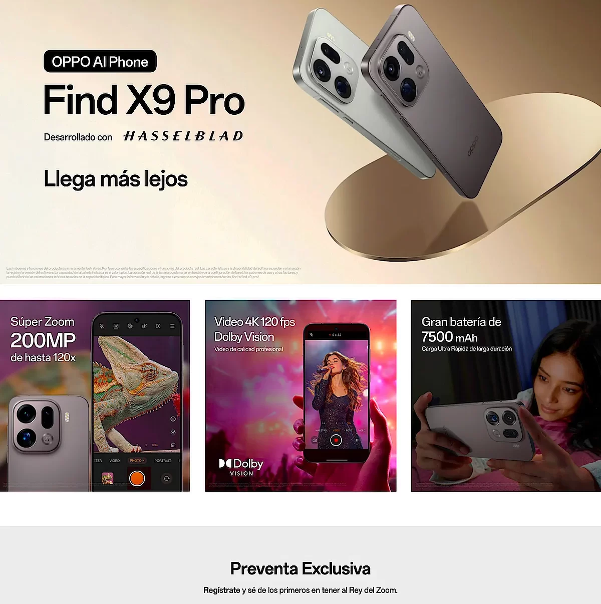 OPPO Find X9 Pro Peru preventa